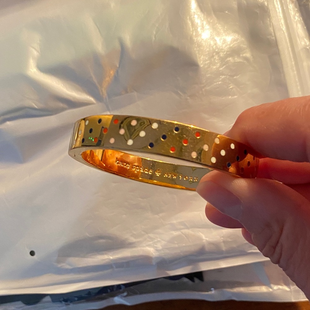 Kate Spade On The Dot Gold Bracelet with Multicolor Accents